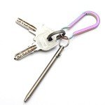 Titanium Mini Keychain Bolt Action Pen