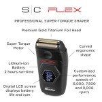 Titanium Flex Foil Shaver with LCD Display