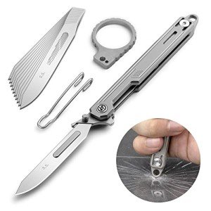 Titanium Alloy Pocket Knife with Glass Breaker