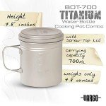 Vargo Titanium BOT 700 Water Bottle & Pot