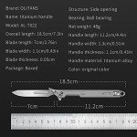 Titanium Alloy Pocket Knife with Glass Breaker