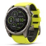 Garmin Fenix 8 Solar Titanium GPS Smartwatch Bundle