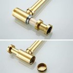 Titanium Gold Round Bottle P Trap Kit