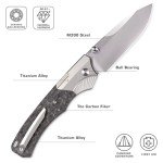 REMETTE Titanium EDC Pocket Knife WD107 Series