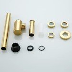 Titanium Gold Round Bottle P Trap Kit