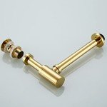 Titanium Gold Round Bottle P Trap Kit