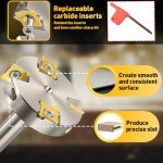 Titanium-Coated Router Bit for Wood Surfacing