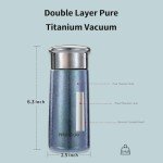 Ultralight Titanium Travel Tumbler - Blue