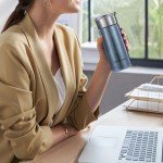 Ultralight Titanium Travel Tumbler - Blue