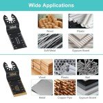 55PCS Titanium Multitool Oscillating Saw Blade Set