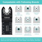 55PCS Titanium Multitool Oscillating Saw Blade Set