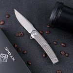 XTOUC Titanium Pocket Folding Knife with M390 Blade