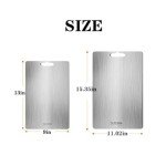 Titanium Kitchen Cutting Board - 15.4 x 11 inches