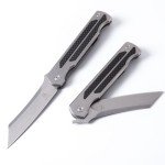 KATSU Titanium & Carbon Fiber Folding Knife