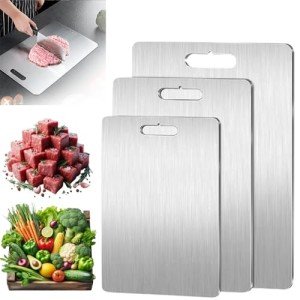 3-Pack Easy Clean Titanium Cutting Boards