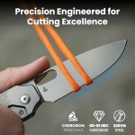Kizer Varatas Titanium Folding EDC Knife