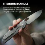 Kizer Varatas Titanium Folding EDC Knife