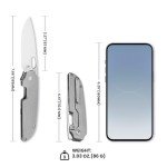 Kizer Varatas Titanium Folding EDC Knife