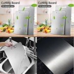 3-Pack Easy Clean Titanium Cutting Boards