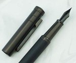Titanium Black Forest Fountain Pen with Extra Fine Nib