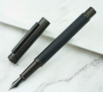 Titanium Black Forest Fountain Pen with Extra Fine Nib