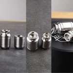 WANERSEN Titanium Waterproof Pill Case with Metal Ring