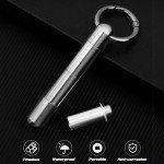 Titanium Portable Pill Case for Outdoor Emergencies