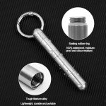 Titanium Portable Pill Case for Outdoor Emergencies