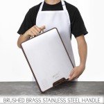 Titanium and Wood Dual-Sided Cutting Board