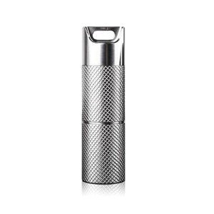 Titanium Waterproof Pill Case - Two Layer EDC Capsule