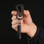 Titanium Carabiner Keychain Tool & Bottle Opener