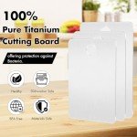 Pure Titanium Cutting Board for Healthy Cooking