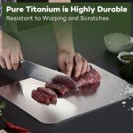 Titanium Double-Sided Cutting Board for Kitchen