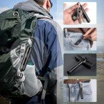 Titanium Micro Keychain Pill Holder for Travel