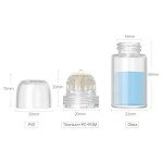 Titanium Facial Serum Dispensing Bottles (4-Pack)