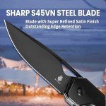 Kizer Militaw Folding Knife with Titanium Handle