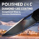 Kizer Militaw Folding Knife with Titanium Handle