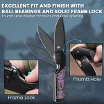 Kizer Militaw Folding Knife with Titanium Handle
