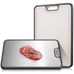 Titanium & Wheat Straw Non-Slip Cutting Board
