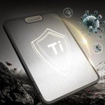 Titanium & Wheat Straw Non-Slip Cutting Board