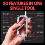 OCTO MAX 20-in-1 Titanium Multi-Tool Carabiner