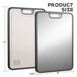 Titanium & Wheat Straw Non-Slip Cutting Board