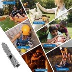 Titanium Survival Whistle with Necklace – 120 Decibel