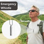 Titanium Survival Whistle with Necklace – 120 Decibel