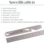 Titanium EDC Pry Bar & Bottle Opener Multi-Tool