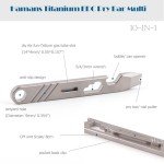 Titanium EDC Pry Bar & Bottle Opener Multi-Tool