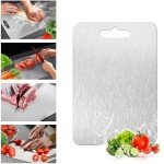 Titanium Cutting Board - 18x12 Inch Double-Sided