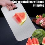 Titanium Cutting Board - 18x12 Inch Double-Sided