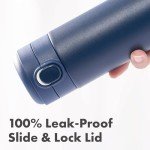 20oz Titanium Ceramic Push Button Commuter Bottle