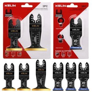 KELIN 6-Piece Titanium Multitool Blades Kit